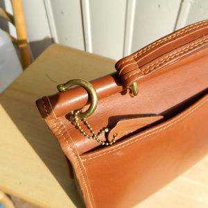 1-1/4"Solid Brass D-Rings 1 Piece D ring and screw for Vintage Coach Bags